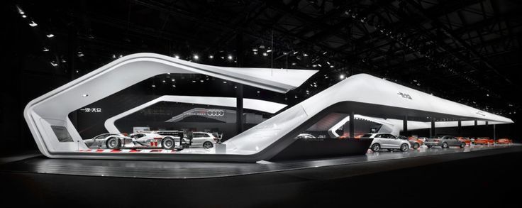 奧迪汽車展覽，車展，汽車展臺